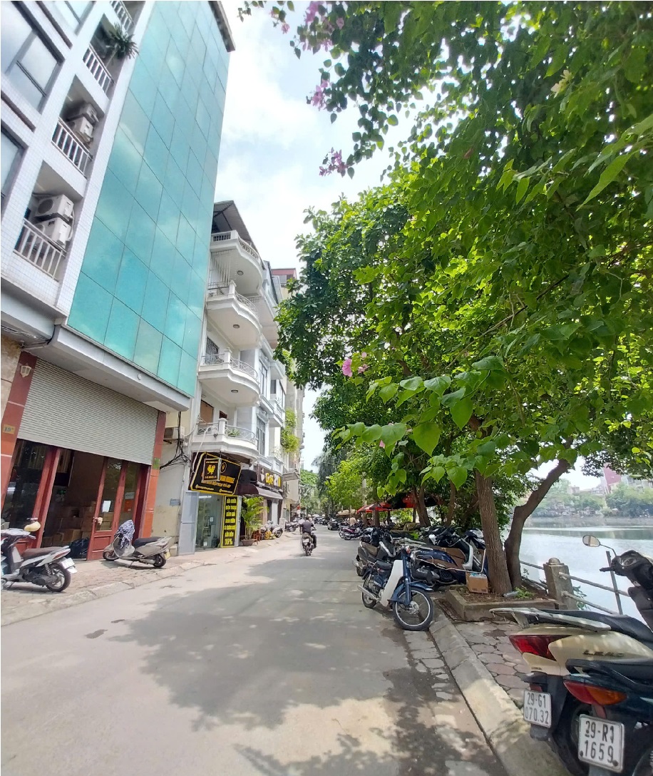 VIP nhất Quận Đống Đa. View hồ Phương Mai 40m 6T - Phân Lô - Mặt hồ - Vỉa hè Ô tô tránh chỉ hơn 10 tỷ